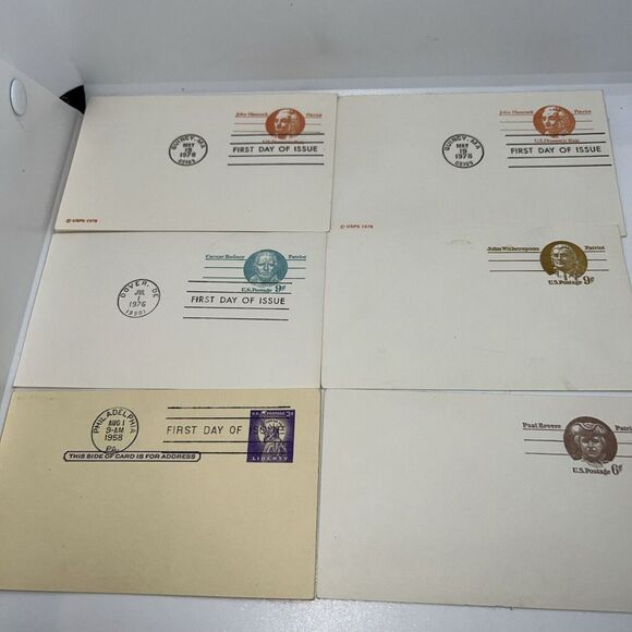 Other - Vintage 4 First Day Of Issue Postcards‎ And 2 Pre Stamped Postcards